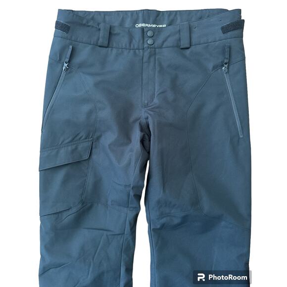Obermeyer Mens Nomad Cargo Pant 25100 Black Size Extra Large R - Picture 5 of 13